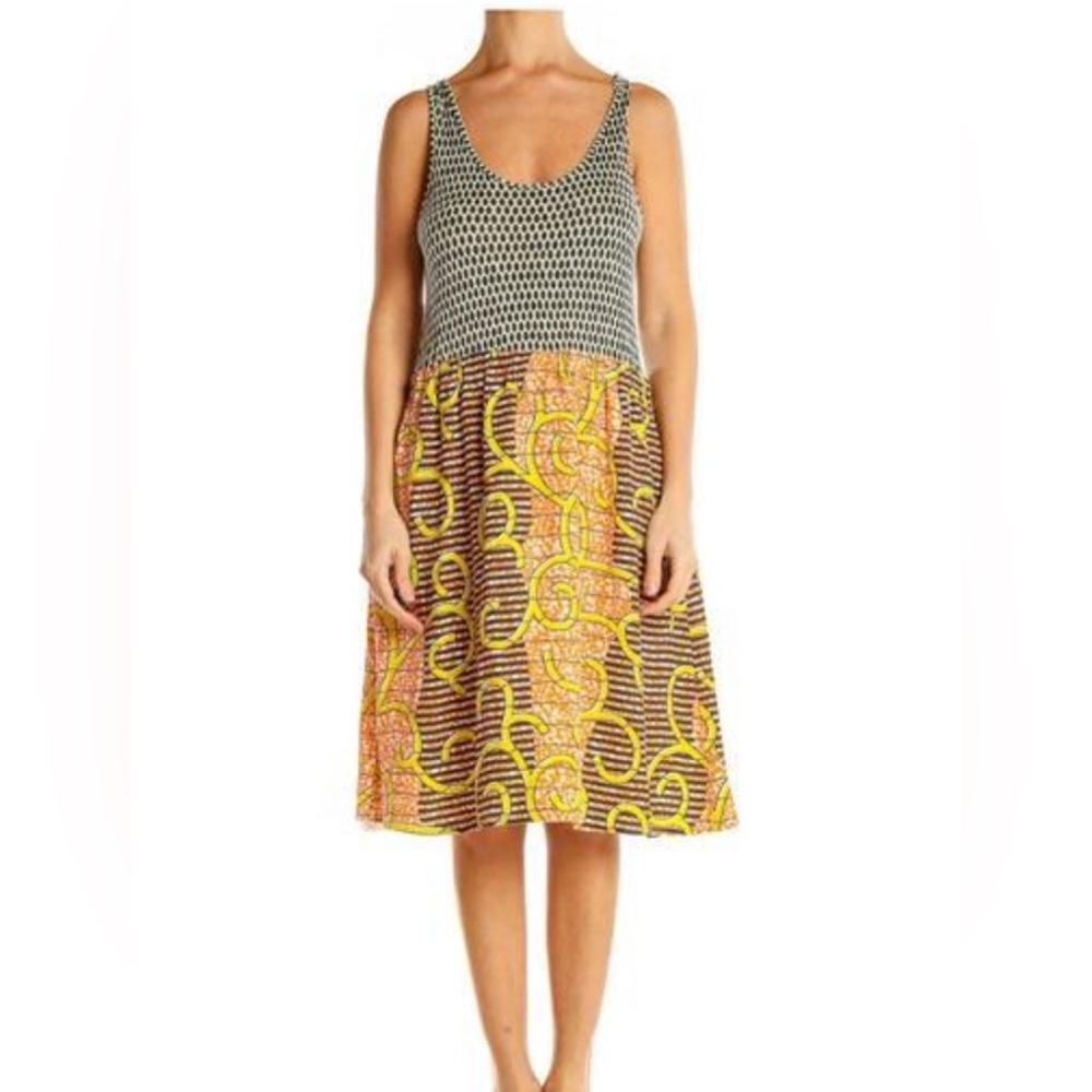 BNWT Anthropologie Porridge Flight of the Bees Silk Dress Size Small